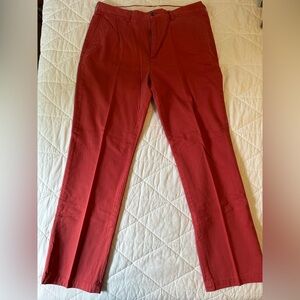 Men’s Polo Ralph Lauren red classic fit chino pants size 36x32